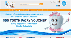 Desktop Screenshot of betterpets.com.au